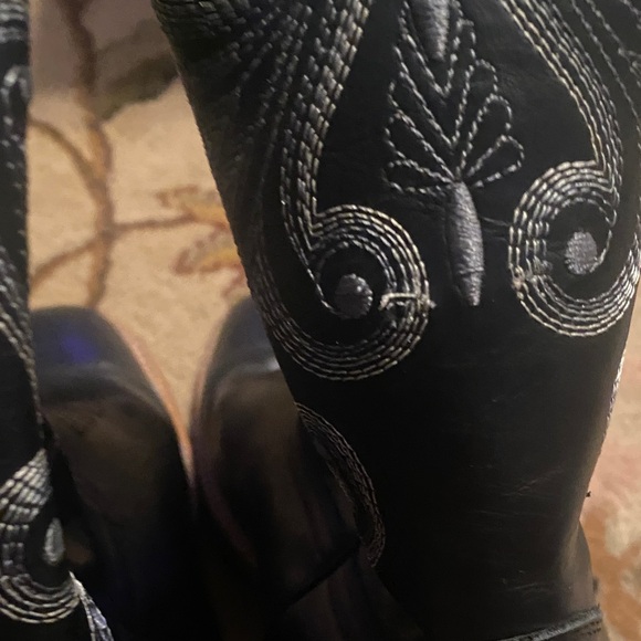 Ferrini Cowboy Boots, Men's Genuine Leather Square Toe Western Stitch men’s 11EE - Picture 10 of 15